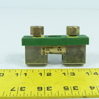 Wieland 9700 A/70ES35 Terminal Block 6-2/0 AWG WZ4 (Bolt Down)