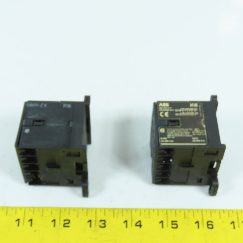 ABB K6-22Z Mini Contactor Relay 5A 300VAC Lot Of 2