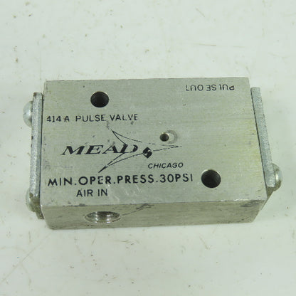 Mead 414A Pulse Valve 1/8" NPT