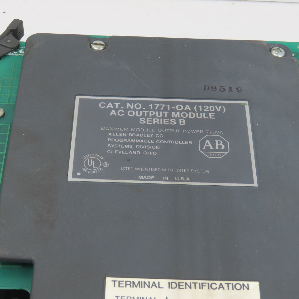 Allen Bradley 1771-OA 120V AC Output Module (Clean) Lot Of 3