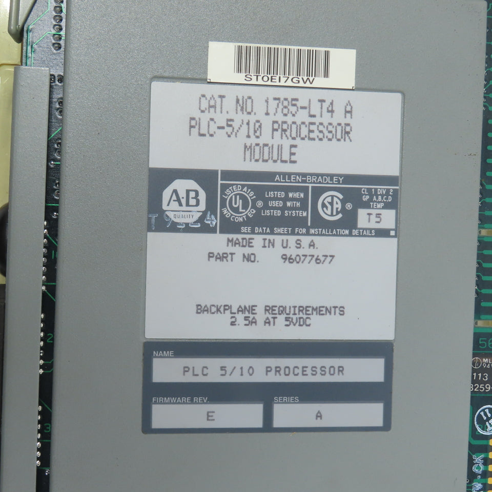 Allen Bradley 1785-LT4 PLC-5/10 Processor Module NEW
