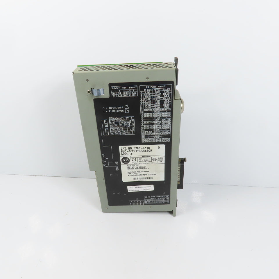 Allen Bradley 1785-L11B PLC-5/11 Processor Module (Clean)