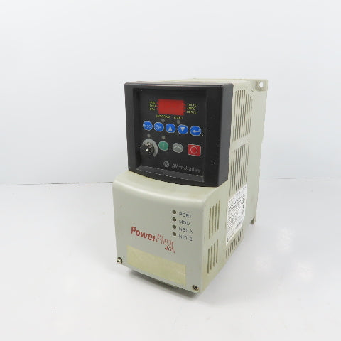 Allen Bradley 22B-D2P3N104 Ser A PowerFLex 40 0.75kW/1HP AC Drive 0-460V 3PH