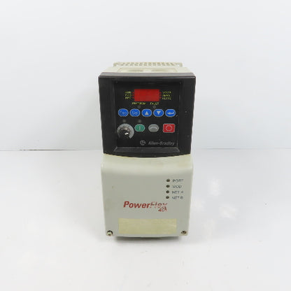 Allen Bradley 22B-D2P3N104 Ser A PowerFLex 40 0.75kW/1HP AC Drive 0-460V 3PH