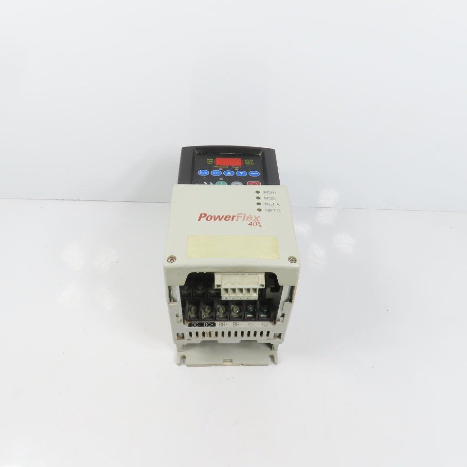 Allen Bradley 22B-D2P3N104 Ser A PowerFlex 0.75kW/1HP AC Drive 0-460V (No Fan)