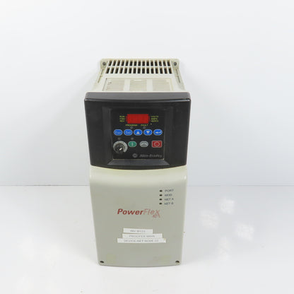 Allen Bradley 22B-D017N04 Ser A PowerFlex 40 7.5kW/10HP AC Drive 0-460V 3PH