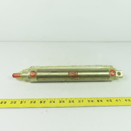 Bimba MRS-177-DXPZ Double Acting Pneumatic Stainless Cylinder 1.5" Bore 7"Stroke