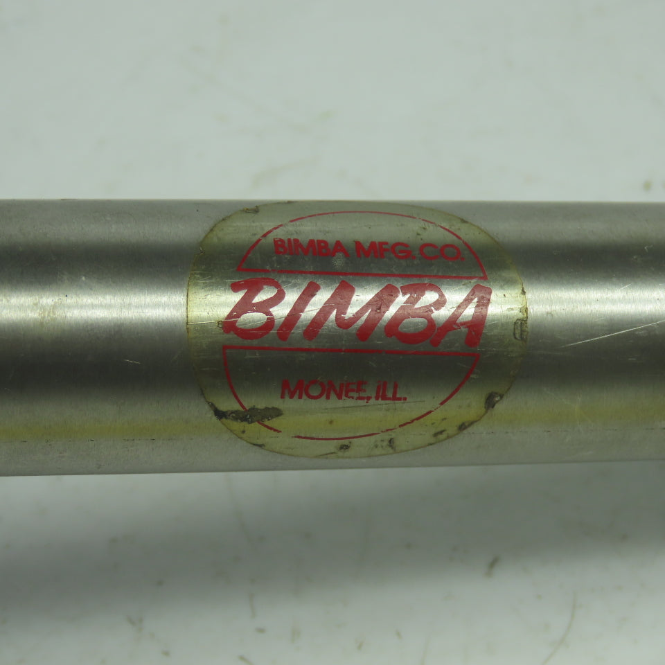 Bimba 096-NR Single Acting Pneumatic Stainless Cylinder 1-1/16" Bore 6"Stroke