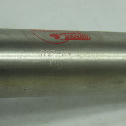 Bimba 093-NR #SI Single Acting Pneumatic Stainless Cylinder 1-1/16"Bore 3"Stroke
