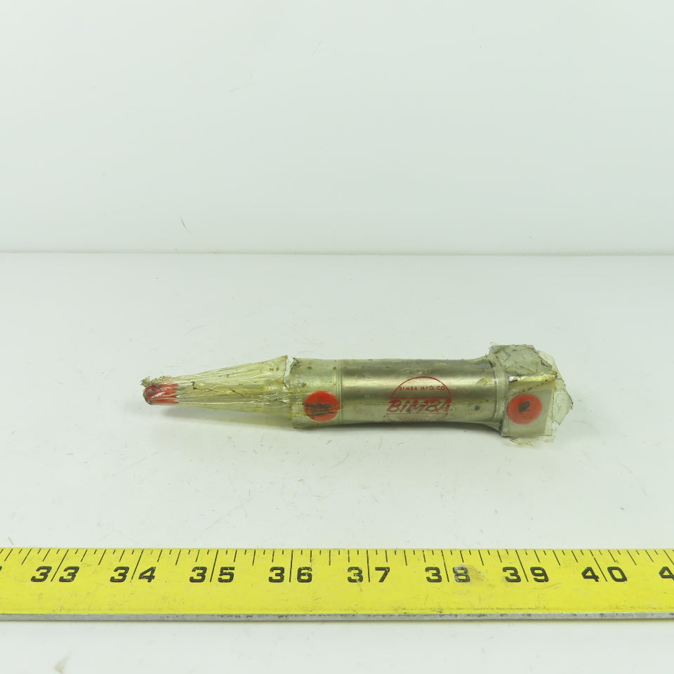 Bimba BR-091-R Reverse Acting Pneumatic Cylinder 1-1/16" Bore 1" Stroke