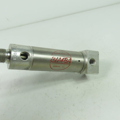 Bimba BR-091-R Reverse Acting Pneumatic Cylinder 1-1/16" Bore 1" Stroke