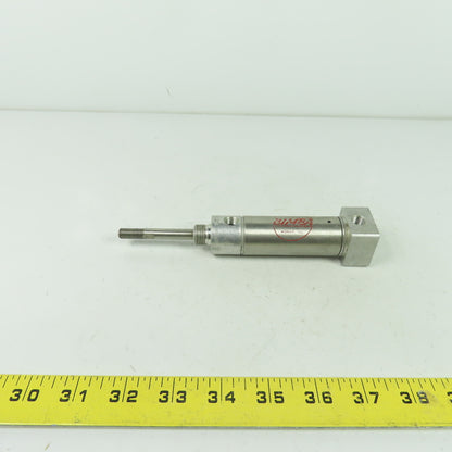 Bimba BR-091-R Reverse Acting Pneumatic Cylinder 1-1/16" Bore 1" Stroke