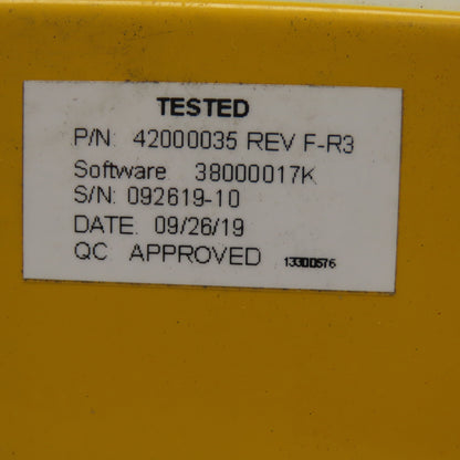 Anver 42000035 Rev F-R3 Control Module (35000057( (35000054) PARTS/REPAIR ONLY