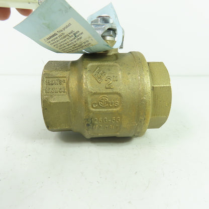 171N LF 2" Full Port Brass Ball Valve 600WOG 150WSP