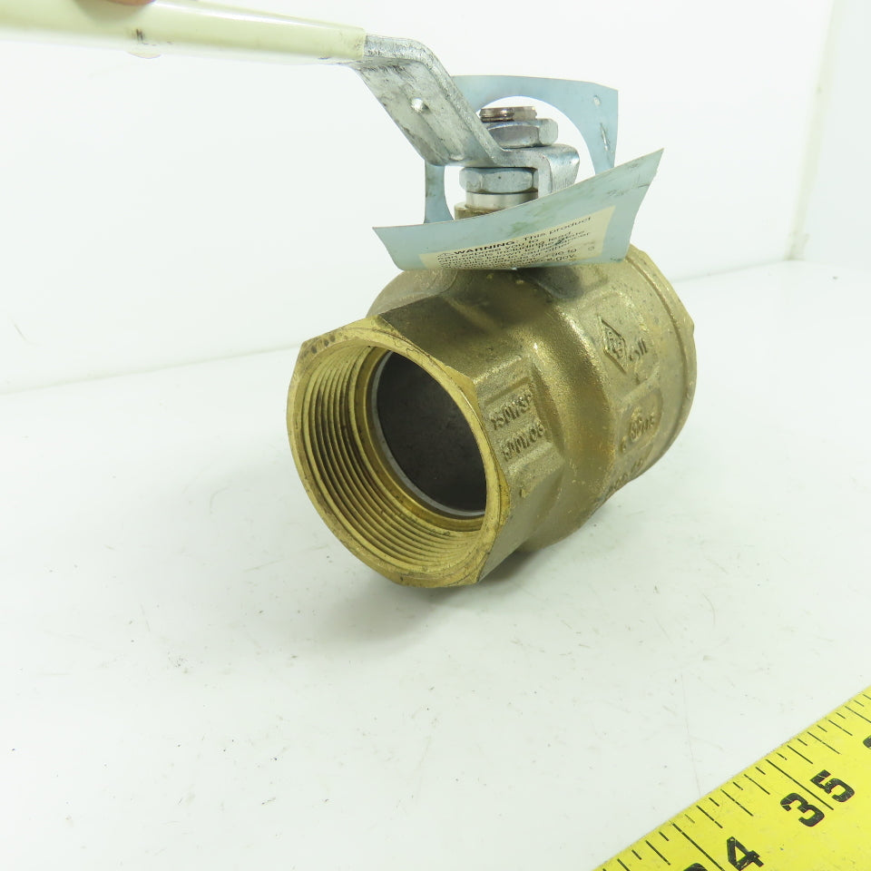 171N LF 2" Full Port Brass Ball Valve 600WOG 150WSP