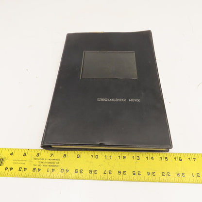 MSZ Hungary KP100-1 French Only Instruction Manual Cylindrical Grinding Machine