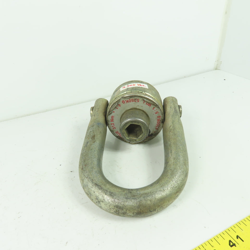 Crosby Swivel Flip Ring Hoist Lifting Ring 4200KG 312Nm Torque 24mm
