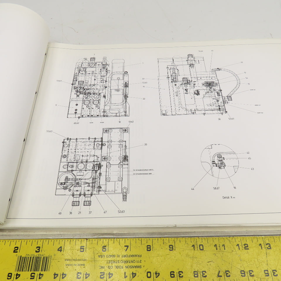 Bystronic Byspeed 3015-2 BTL 4000 Resonator Mechanical Spare Parts Prints