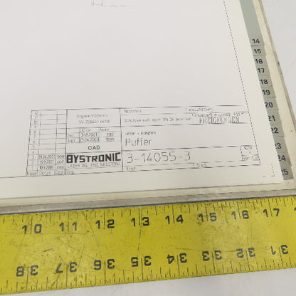 Bystronic Byspeed 3015-2 BTL 4000 Resonator Mechanical Spare Parts Prints