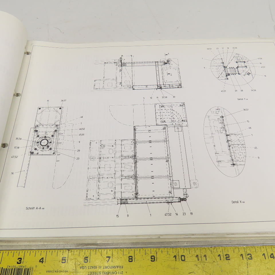 Bystronic Byspeed 3015-2 BTL 4000 Resonator Mechanical Spare Parts Prints