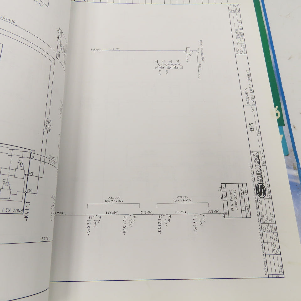 Sinico TR30/2-160 TOP1000CNC Owners Users Manual Parts Guide