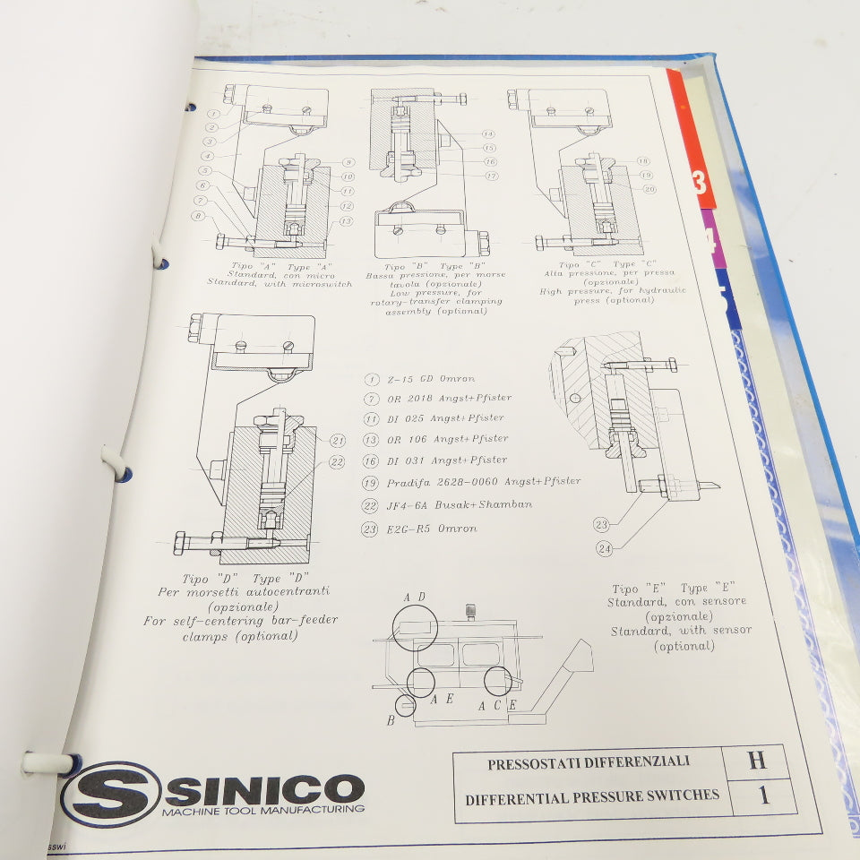Sinico Sin-O-Matic TR60/4-350-MD Owners User And Maintenance Manual