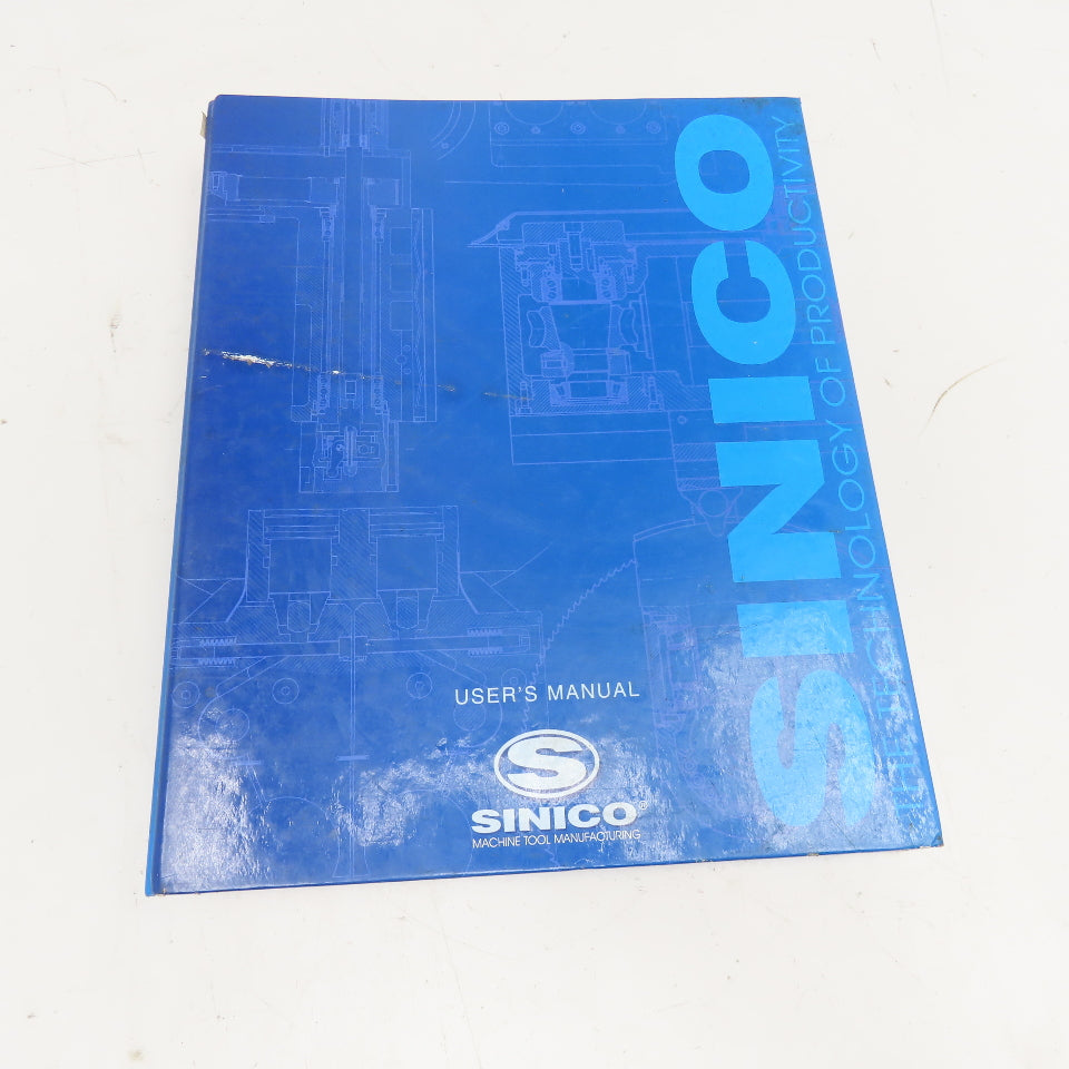 Sinico Sin-O-Matic TR60/4-350-MD Owners User And Maintenance Manual