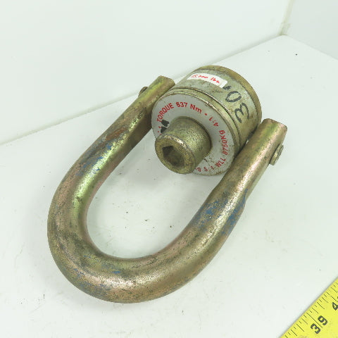 Crosby Swivel Flip Ring Hoist Lifting Ring 7000KG 637Nm Torque 30mm