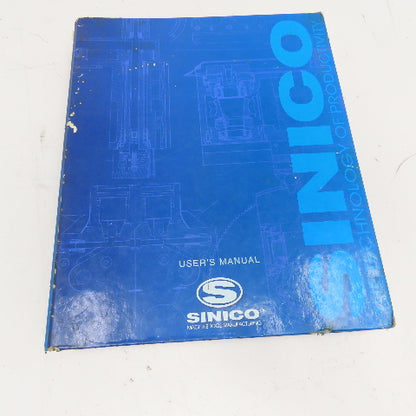 Sinico Sin-O-Matic TR60/4-2-350 User And Maintenance Manual