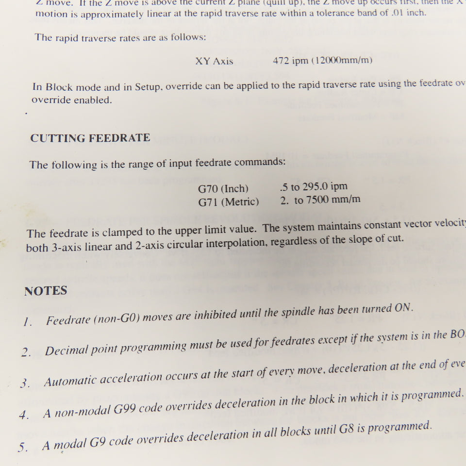 Bridgeport DX32 CNC Programmers Manual