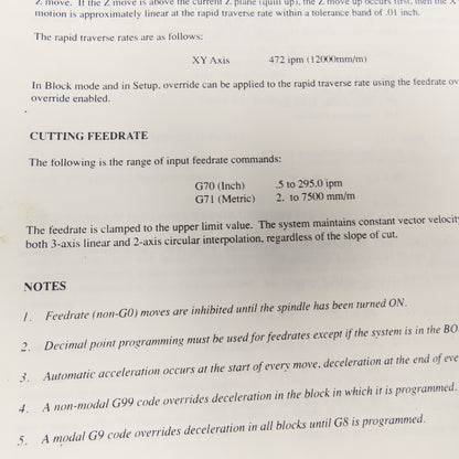 Bridgeport DX32 CNC Programmers Manual