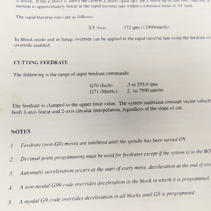 Bridgeport DX32 CNC Programmers Manual
