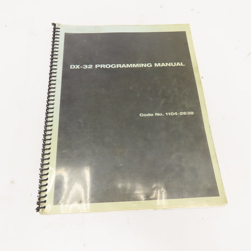 Bridgeport DX32 CNC Programmers Manual