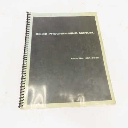 Bridgeport DX32 CNC Programmers Manual