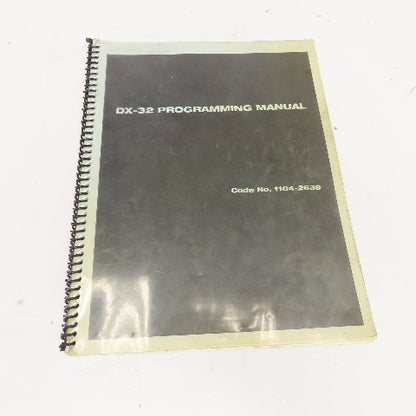 Bridgeport DX32 CNC Programmers Manual