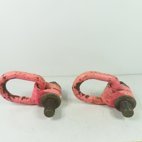 Rud Swivel Flip Ring Hoist Lifting Ring 5000LB 1"-7 Lot of 2