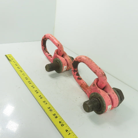Rud Swivel Flip Ring Hoist Lifting Ring 5000LB 1"-7 Lot of 2