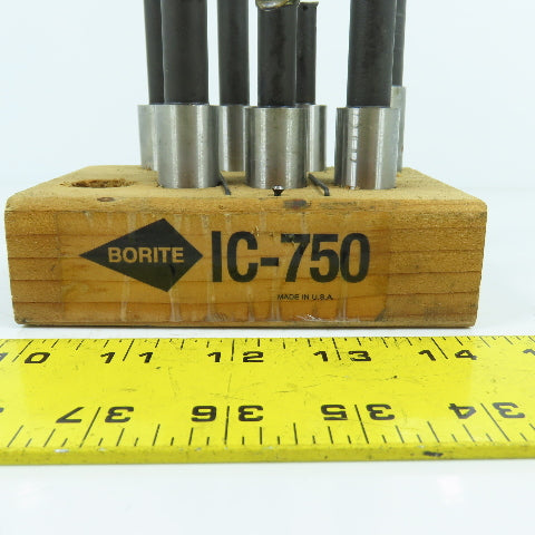 Borite IC-750 IB 7PC Right Hand Steel Boring Bar Set 3/4" Shanks Lot Of 7