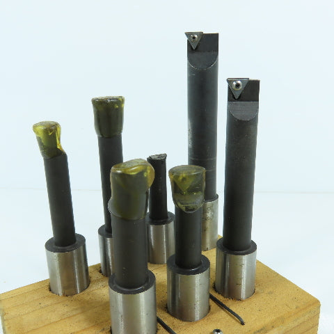 Borite IC-750 IB 7PC Right Hand Steel Boring Bar Set 3/4" Shanks Lot Of 7