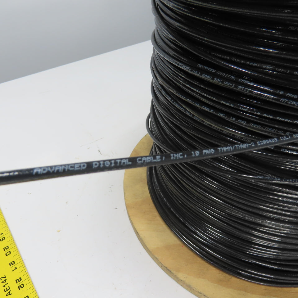 Advanced Digital Cable 10AWG Copper Wire THHN/THWN 600V 85+ lbs 1800'ft+