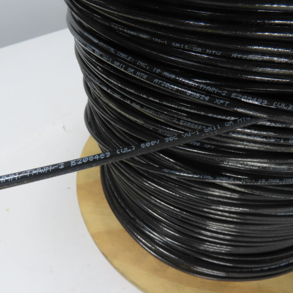 Advanced Digital Cable 10AWG Copper Wire THHN/THWN 600V 85+ lbs 1800'ft+