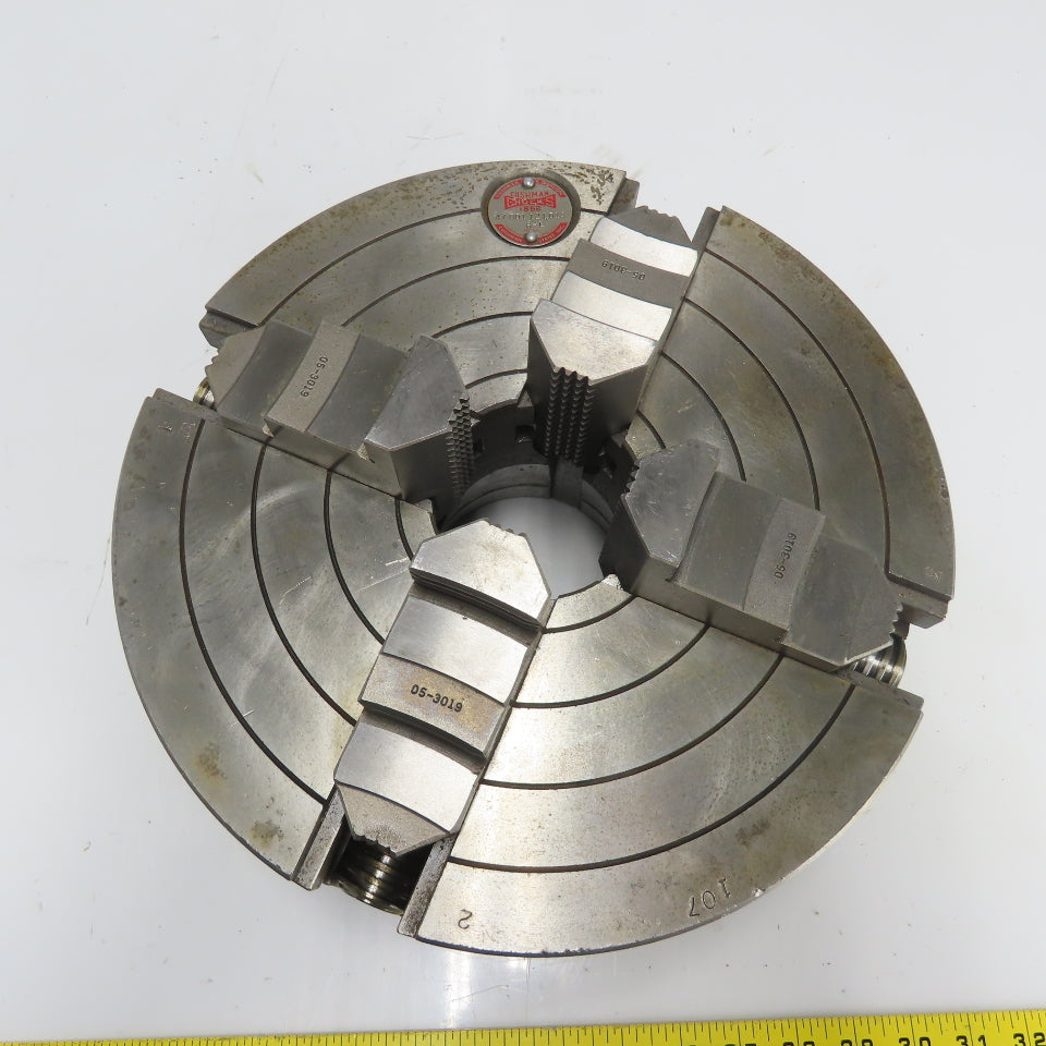 Cushman 47 001 12 L01A 12" 4-Jaw Power Lathe Chuck Open Centre
