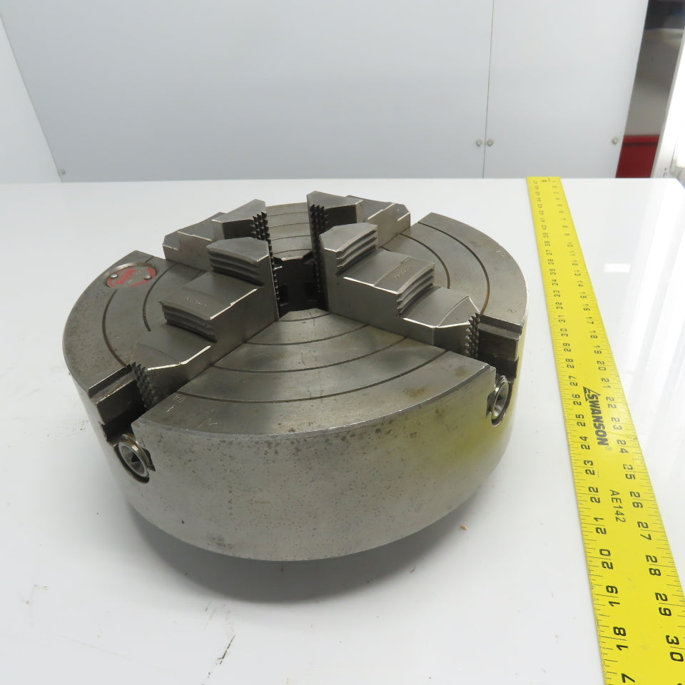Cushman 47 001 12 L01A 12" 4-Jaw Power Lathe Chuck Open Centre