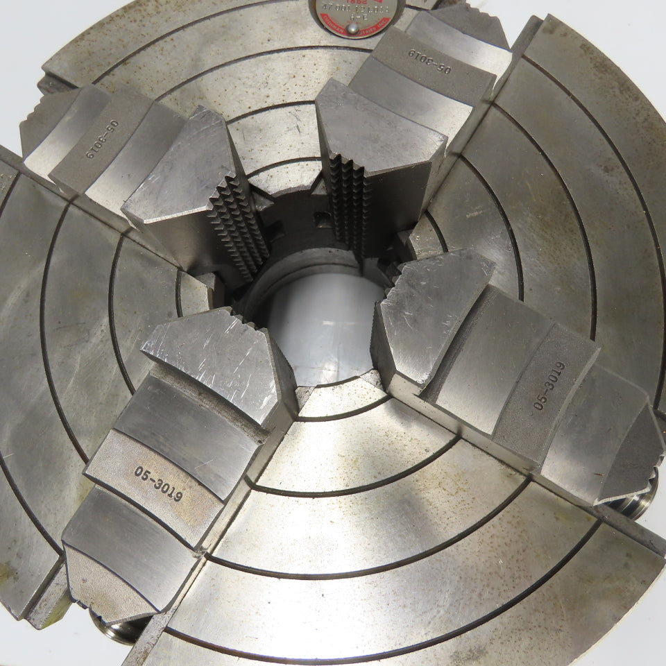 Cushman 47 001 12 L01A 12" 4-Jaw Power Lathe Chuck Open Centre