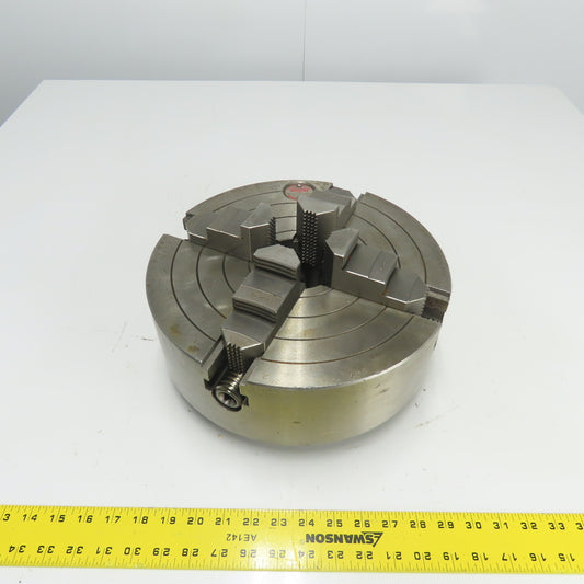Cushman 47 001 12 L01A 12" 4-Jaw Power Lathe Chuck Open Centre