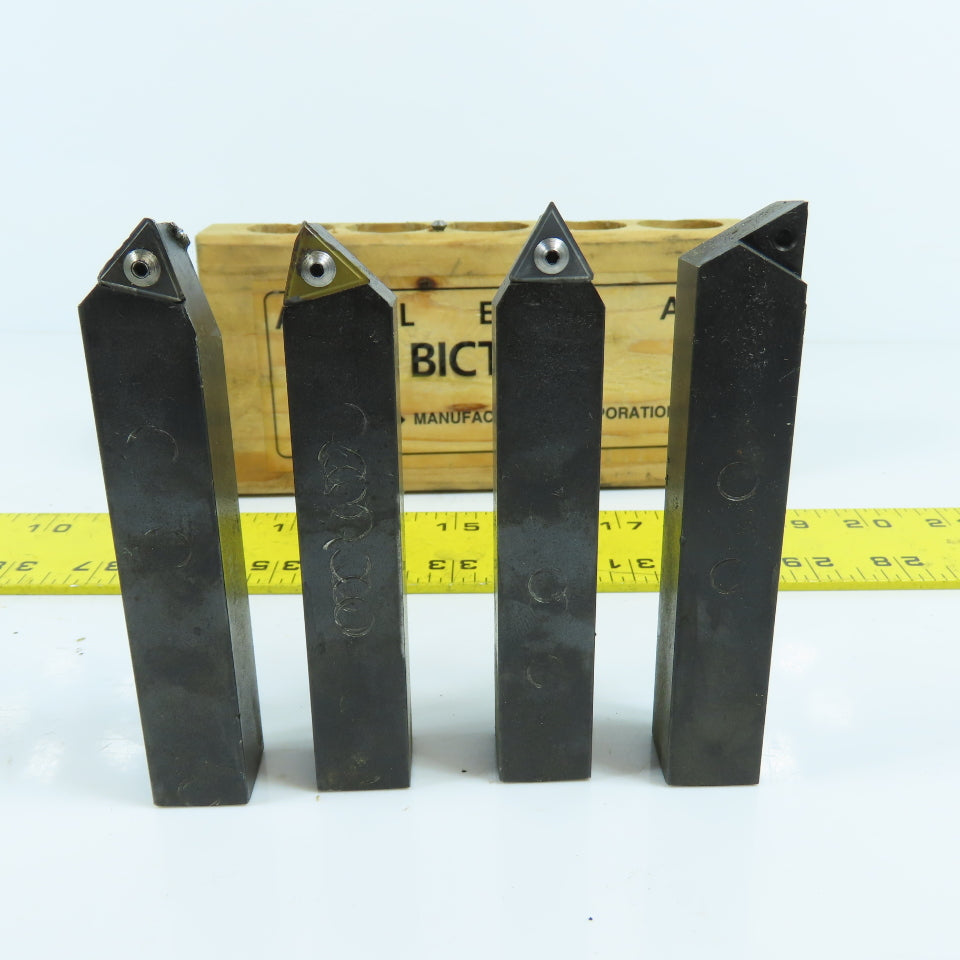 Borite BICT-12 3/4" Shank Indexable Insert Tool Bit BL-12 BR-12 E-12 AL-12 Set/4