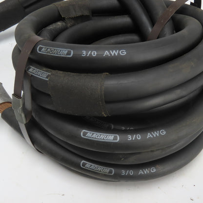 Magnum 3/0 AWG 600V Weld Power Cable Wire W/ 16AWG P13629MSHA Cable