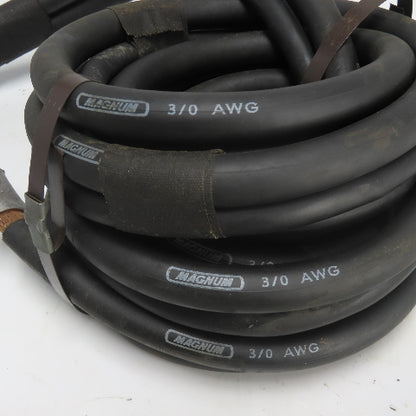 Magnum 3/0 AWG 600V Weld Power Cable Wire W/ 16AWG P13629MSHA Cable