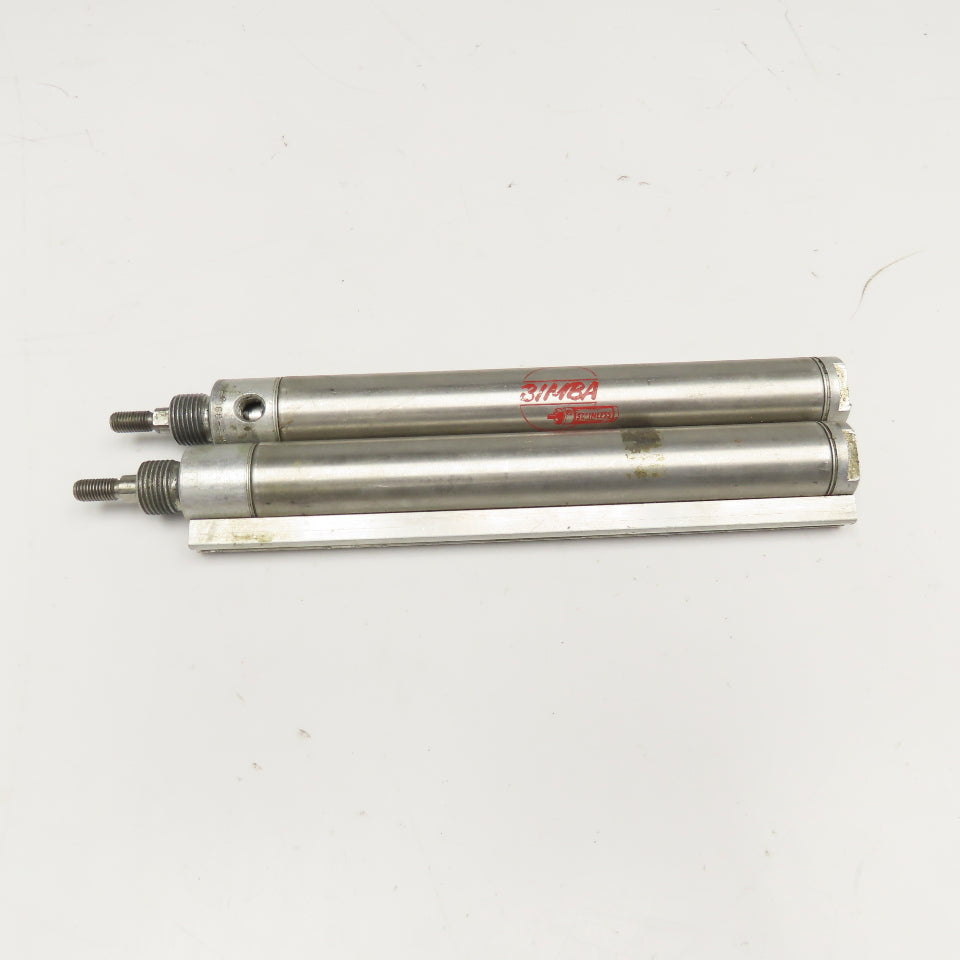 Bimba MRS-096-DZ 1-1/16" Bore x 6" Stroke Double Acting Air Cylinder Lot Of 2