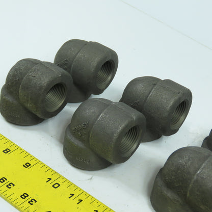 Bonney 3/4" NPT 90° 3M Black Pipe Malleable Iron Threaded Pipe Elbow Lot Of 8